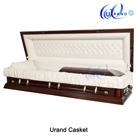 Solid Mahogany Funeral Urand Wooden Casket