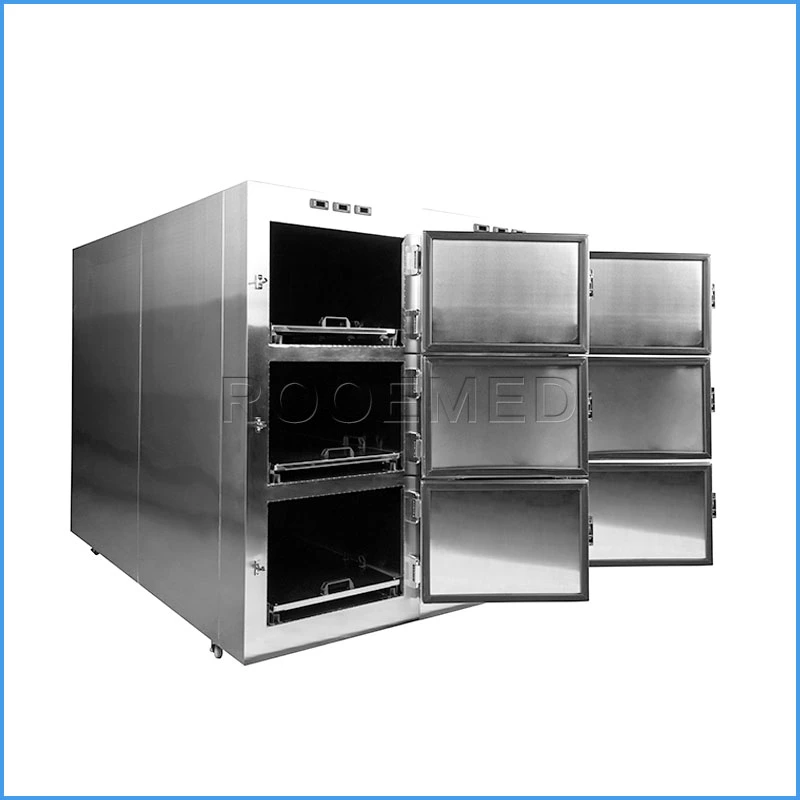 Ga306 Six Body Stainless Steel Mortuary Refrigerator System for Hospitals Funeral Homes Autopsy Rooms