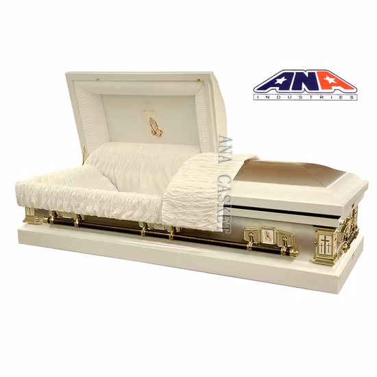 Most Popular American Style 20ga Steel Funeral Metal Casket