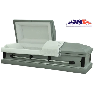 Ana Cheap No-Seal 20ga Steel Funeral Metal Casket