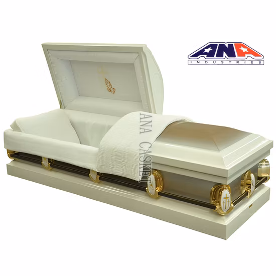 Ana Cheap No-Seal 20ga Steel Funeral Metal Casket