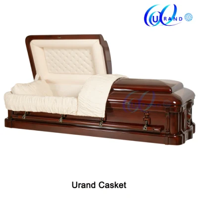 Handmade American Style Burial Design Funeral 22ga Metal Not Plastic Wooden Casket&Coffin