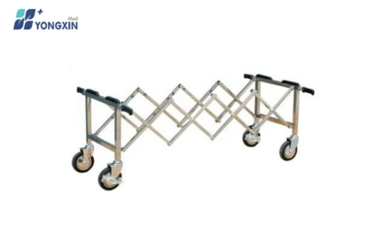 Yxz-D-4 Aluminum Alloy Casket Church Trolley, Mortuary Cart, Coffin Rack Trolley, Funeral Cart
