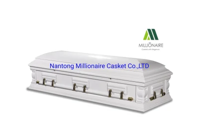 Made in China Wooden Caskets of White or Black Color
