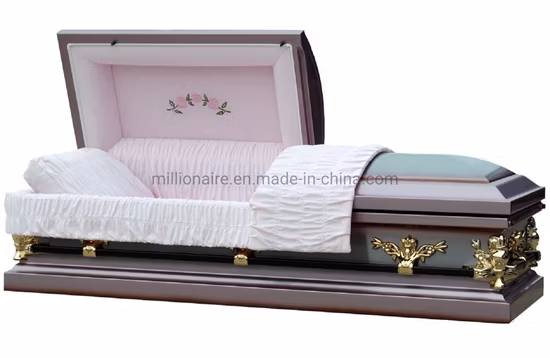 18/20 Ga Steel Metal Casket Used for Funeral