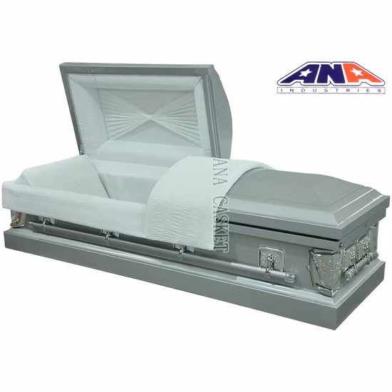 Ana Wholesale Lowest Price Decorations 20 Ga Steel Metal Casket