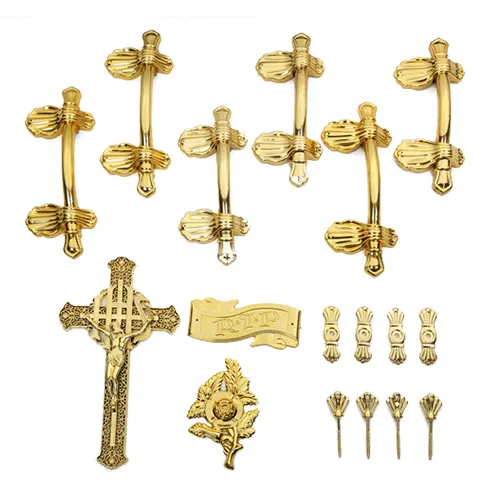 Js-Wh002 Europe Style Standard Dimension Casket Trolleys Coffin Accessories