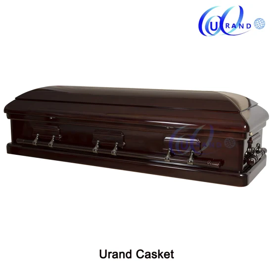 Solid Mahogany Full Couch Wooden Burial Casket