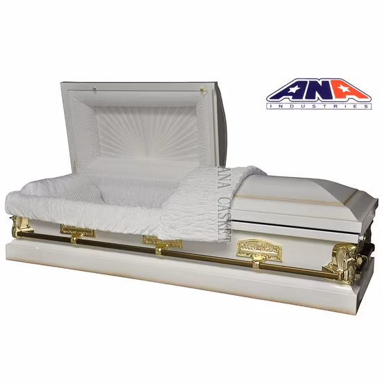 Ana 20ga Steel Metal Casket for Funeral Supply