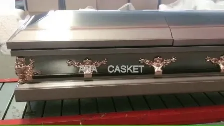 18 Ga Steel Mother Suqare Corner Us Metal Stainelss Steel Copper Funeral Products Coffin Casket