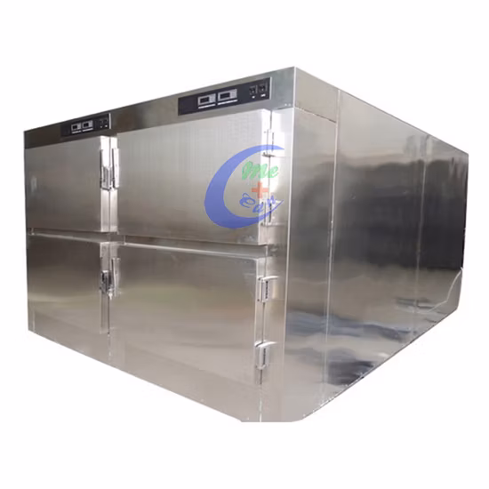 Medical Funeral Products Stainless Steel Bodies Mortuary Refrigerator Morgue Freezer